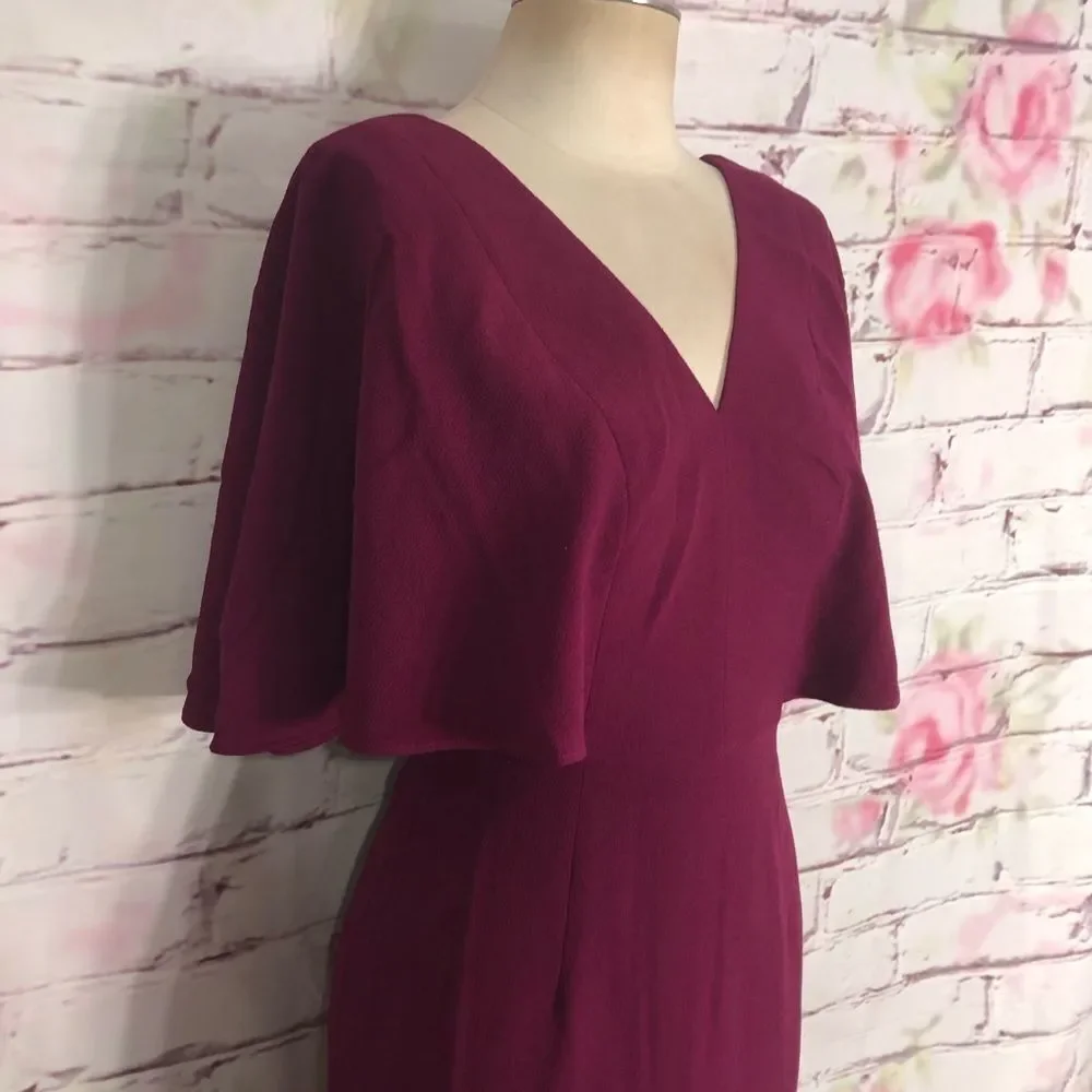 Dress the population Louisa butterfly sleeve dress